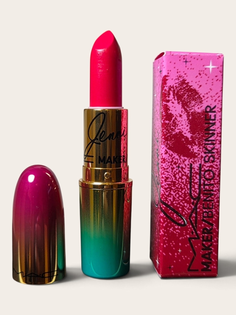 MAC Limited Edition Maker x Benito Skinner Lipstick "Bennydrama7" - NIB